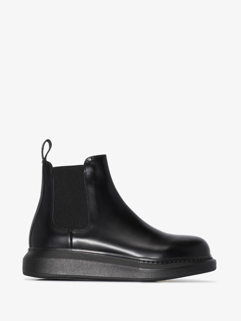 Black Hybrid Chelsea Boots