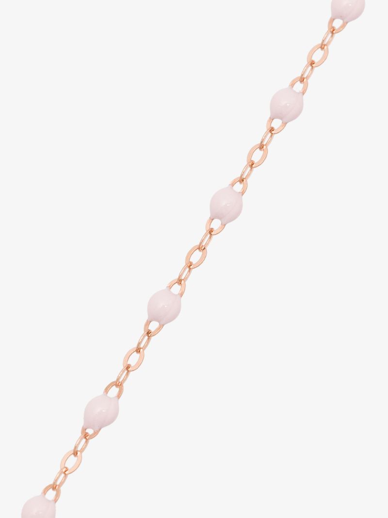 18k Rose Gold 45 Cm Beaded Necklace