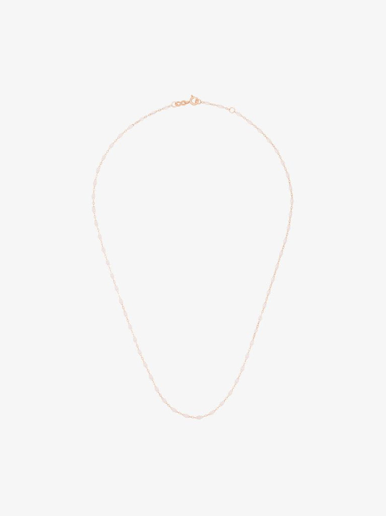 18k Rose Gold 45 Cm Beaded Necklace