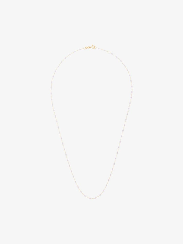 18k Yellow Gold 50 Cm Beaded Necklace