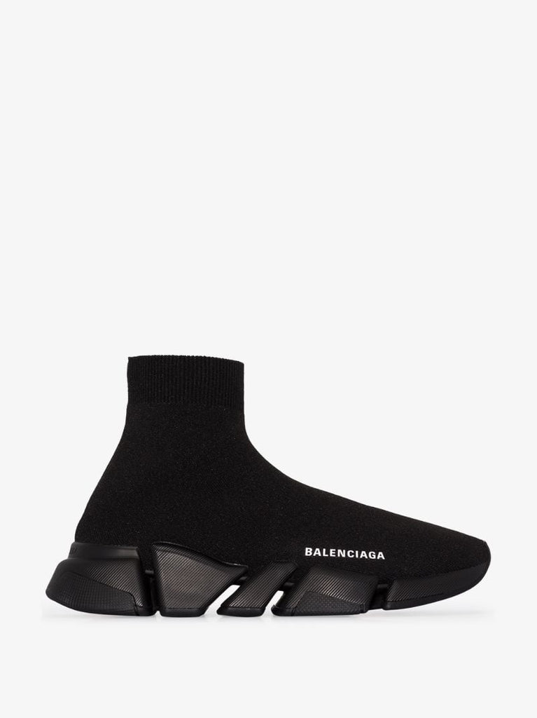 Black Speed Sock Sneakers