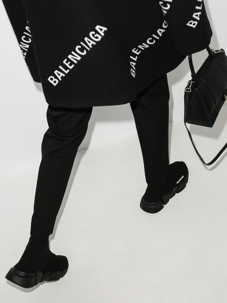 Black Speed Sock Sneakers
