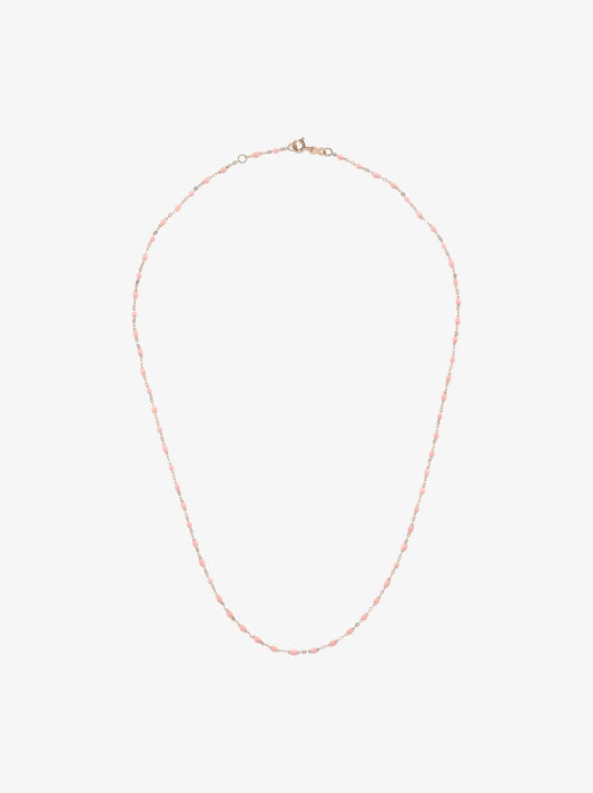 18k Rose Gold 50 Cm Beaded Necklace