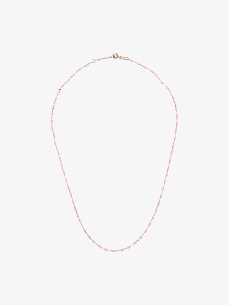 18k Rose Gold 50 Cm Beaded Necklace