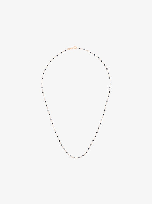 18k Rose Gold 45 Cm Beaded Necklace