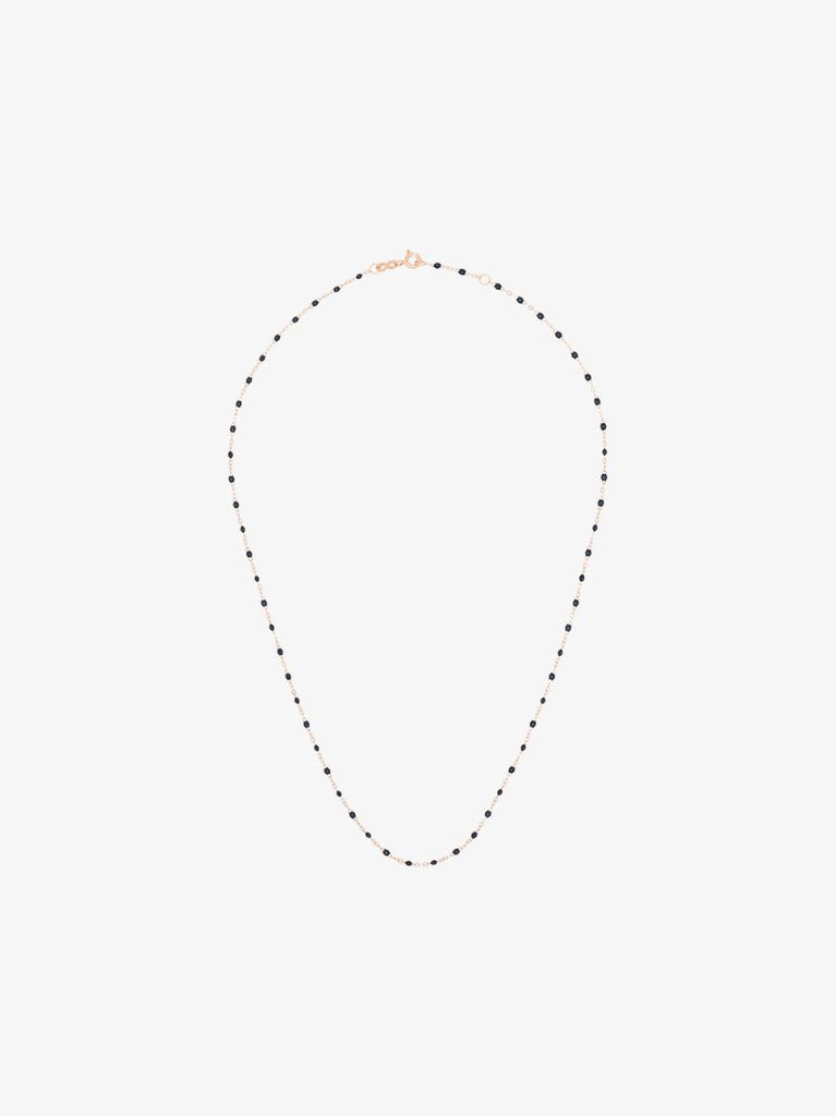 18k Rose Gold 45 Cm Beaded Necklace
