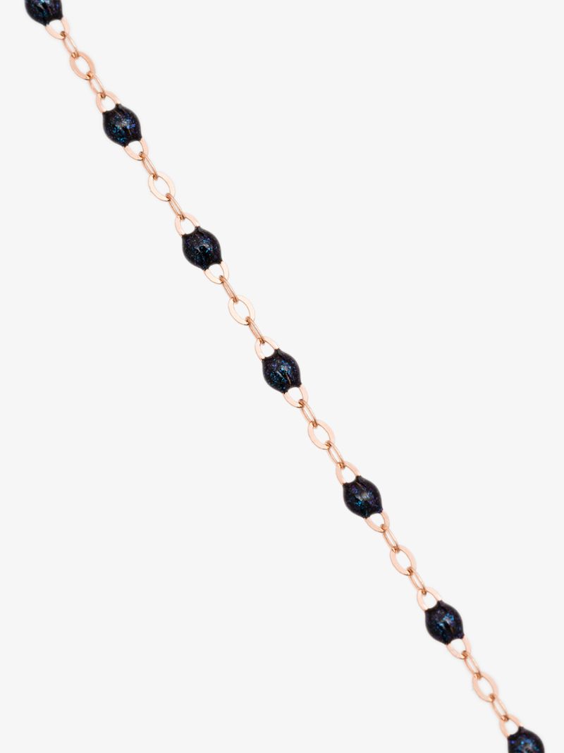 18k Rose Gold 45 Cm Beaded Necklace