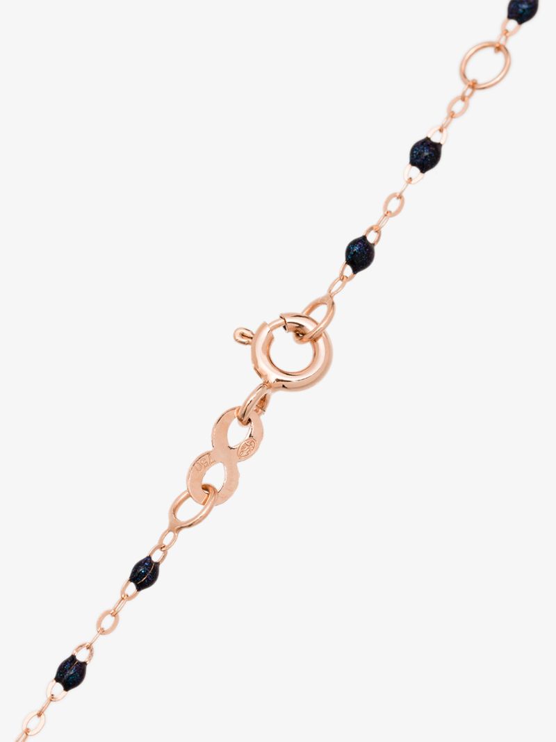 18k Rose Gold 45 Cm Beaded Necklace