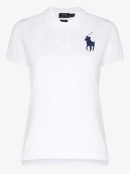 Embroidered Cotton Polo Shirt