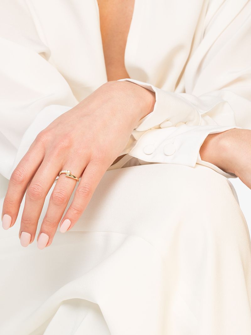 18k Yellow Gold Lola Diamond Ring