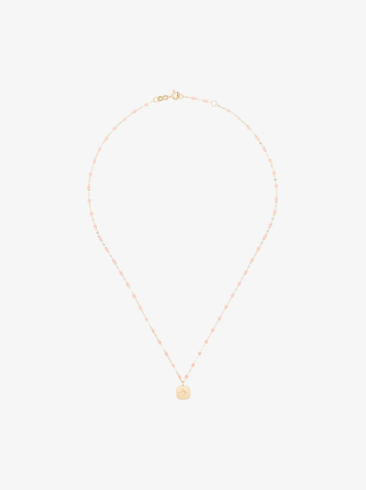 18k Yellow Gold Miss Gigi 42 Cm Beaded Diamond Necklace