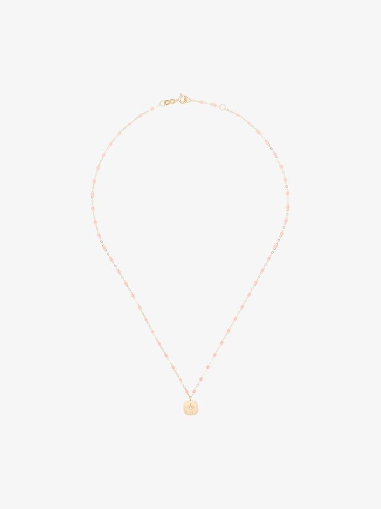 18k Yellow Gold Miss Gigi 42 Cm Beaded Diamond Necklace