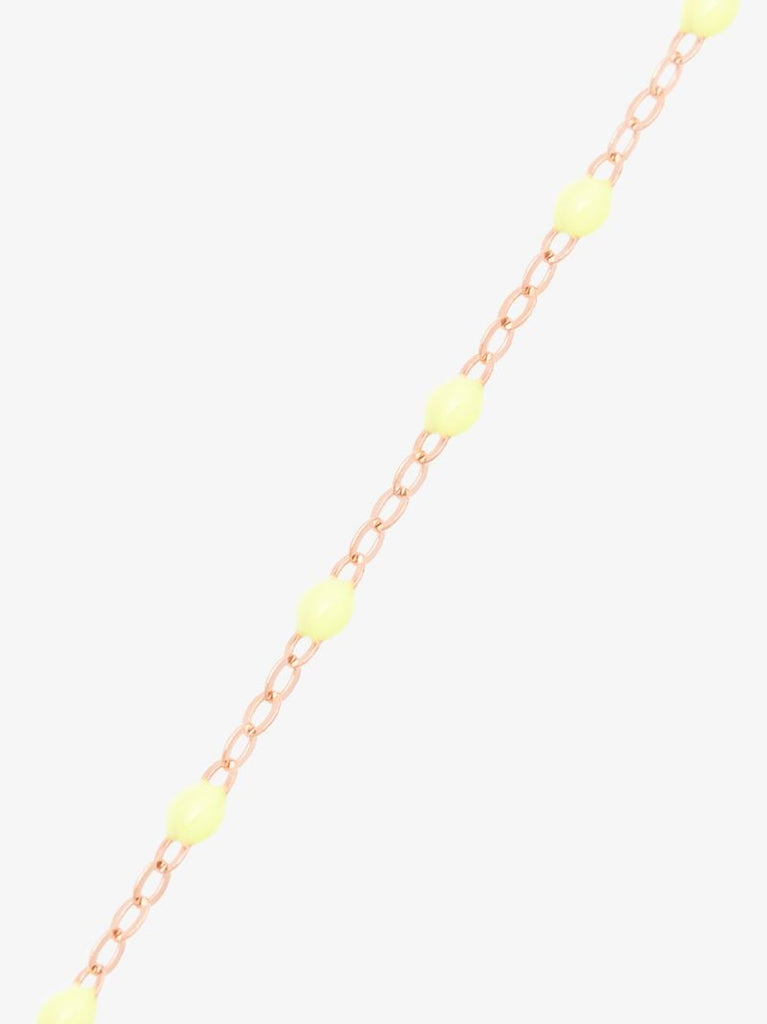 18k Rose Gold 50 Cm Beaded Necklace