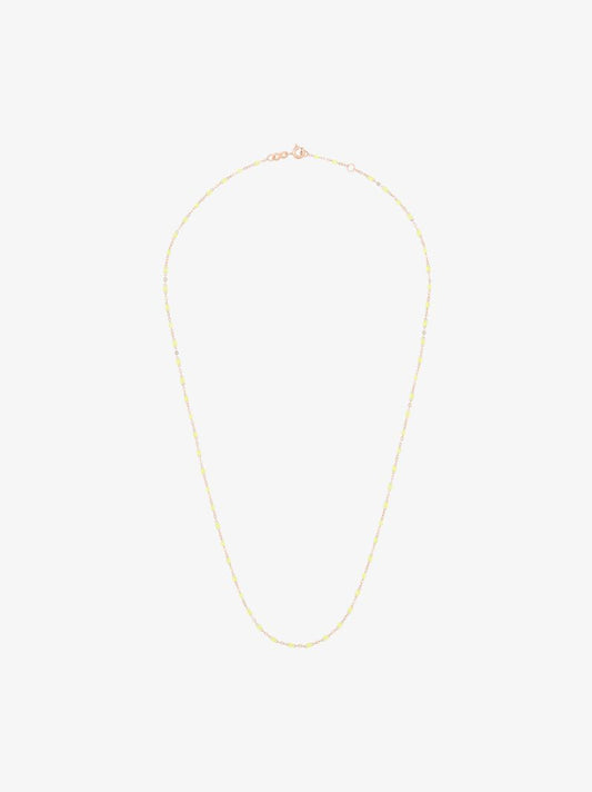 18k Rose Gold 50 Cm Beaded Necklace
