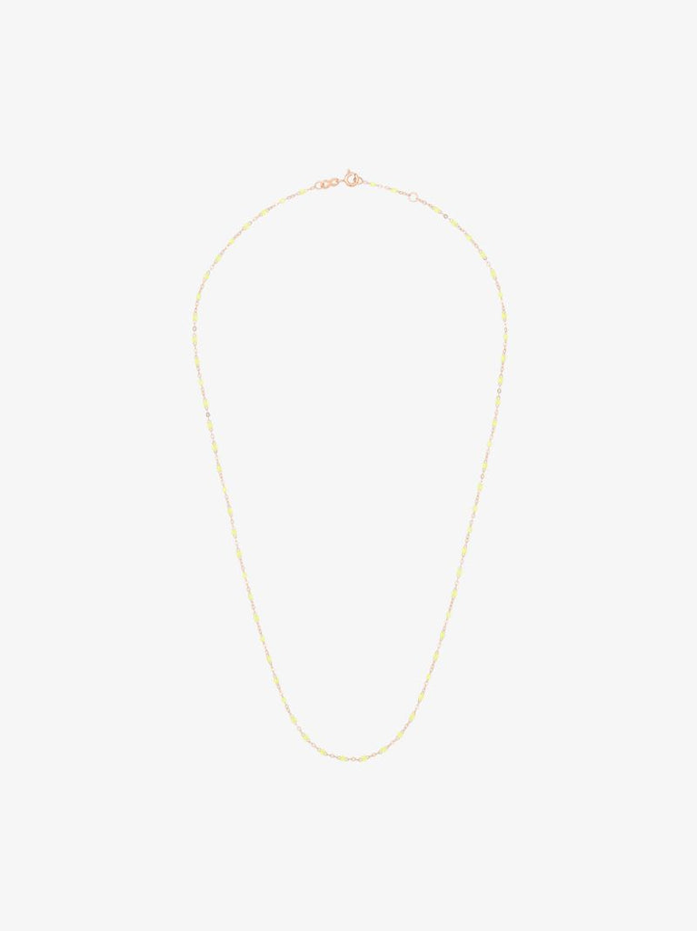 18k Rose Gold 50 Cm Beaded Necklace