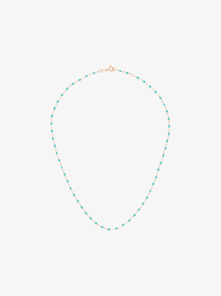18k Rose Gold 42 Cm Beaded Necklace