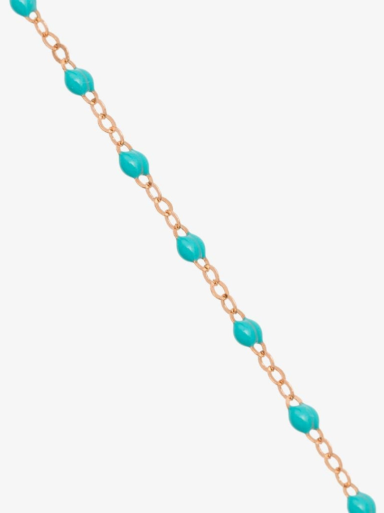 18k Rose Gold 42 Cm Beaded Necklace