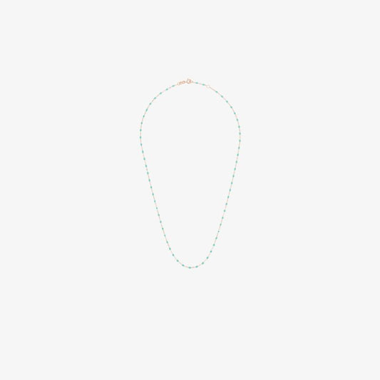 18k Rose Gold 50 Cm Beaded Necklace