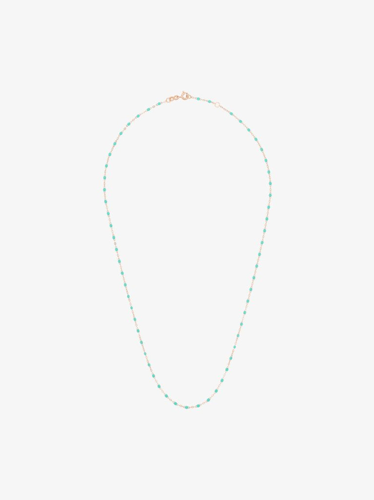 18k Rose Gold 50 Cm Beaded Necklace