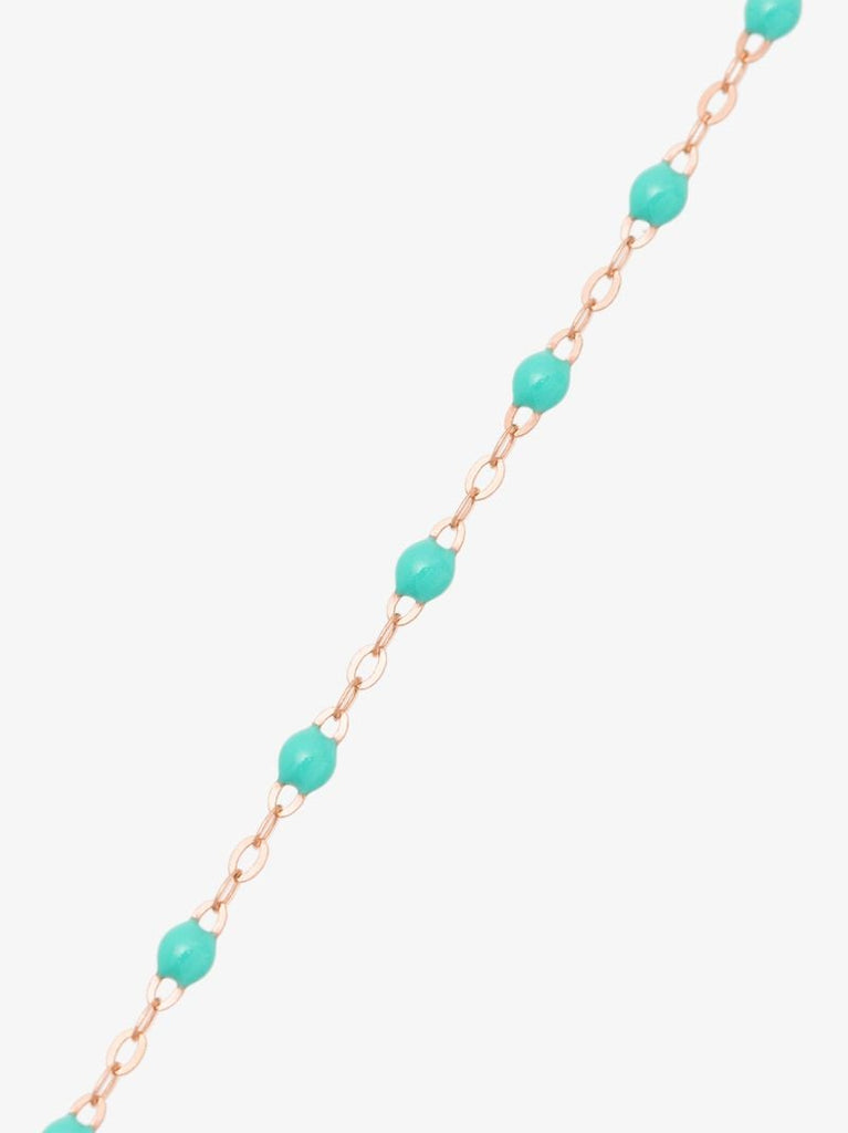 18k Rose Gold 50 Cm Beaded Necklace