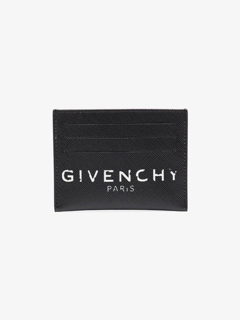 Logo-print Faux-leather Cardholder