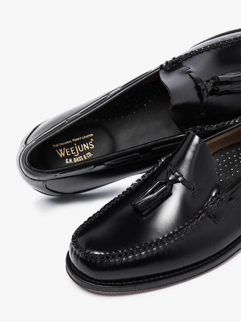 Black Weejuns Larkin Tassel Loafers