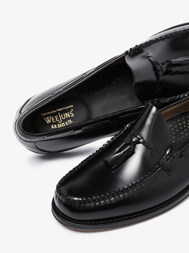 Black Weejuns Larkin Tassel Loafers
