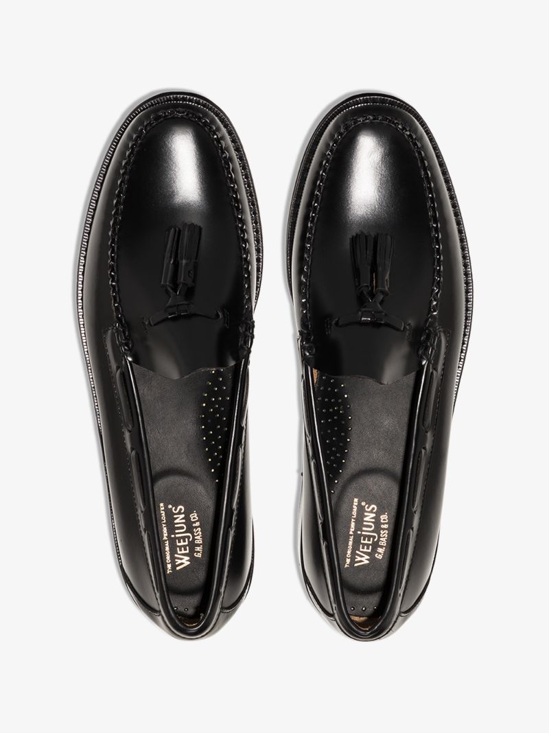 Black Weejuns Larkin Tassel Loafers