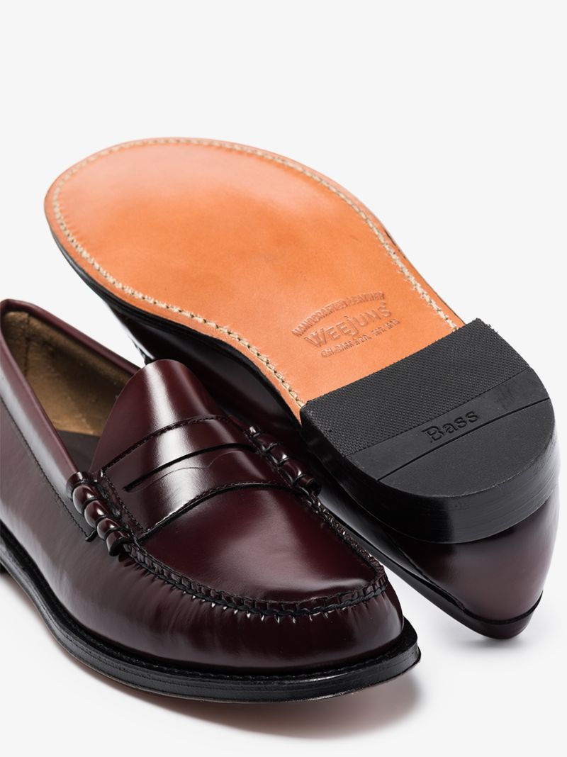 Brown Weejuns Larson Leather Loafers
