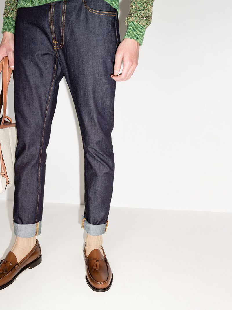 Brown Weejuns Larkin Tassel Leather Loafers
