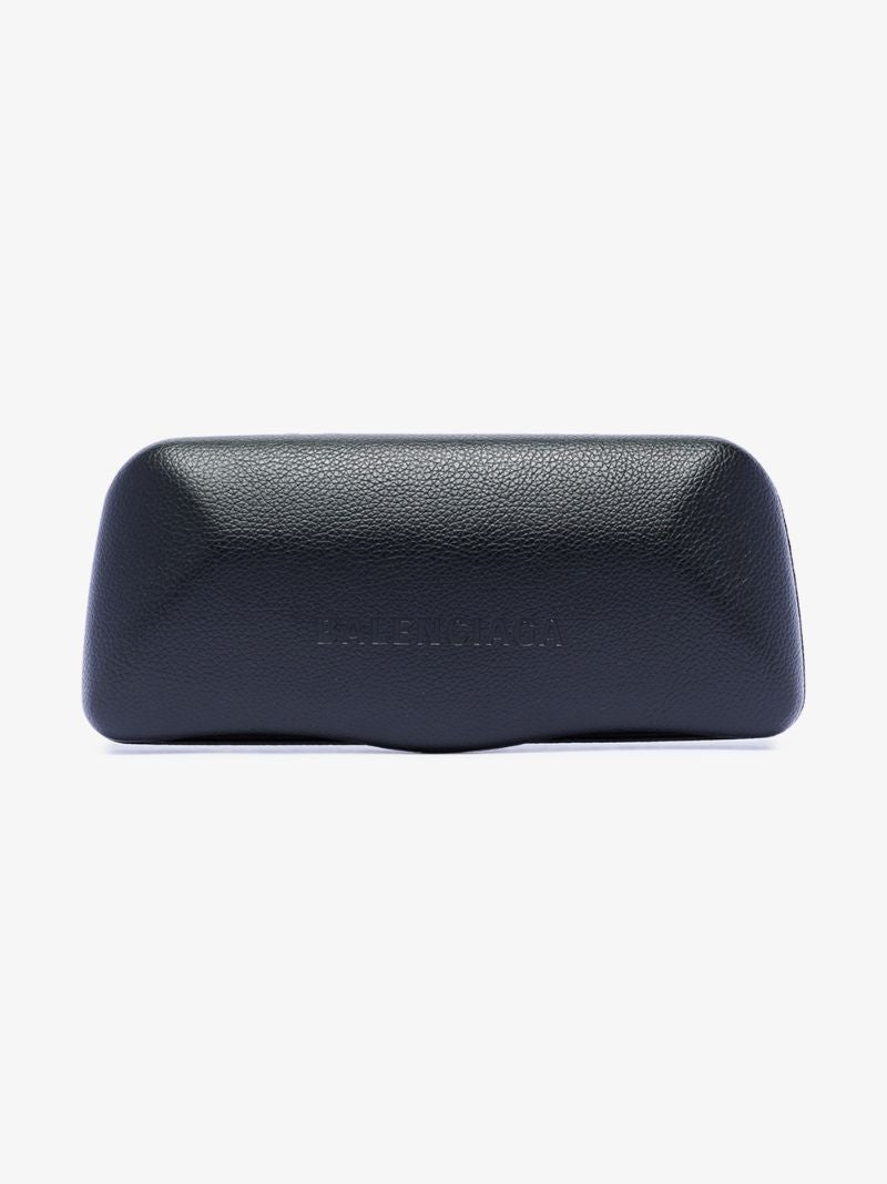 Silver Tone Shield Square Sunglasses