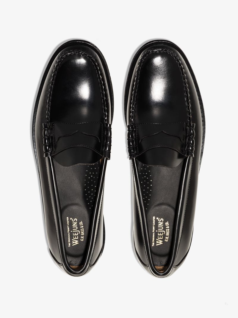 Black Weejuns '90s Larson Penny Loafers