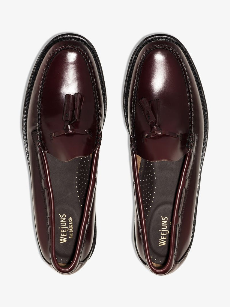 Brown Weejuns Larkin Tassel Leather Loafers