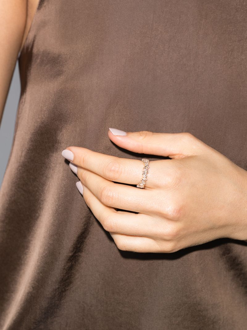 18k Yellow Gold Icon Diamond Ring