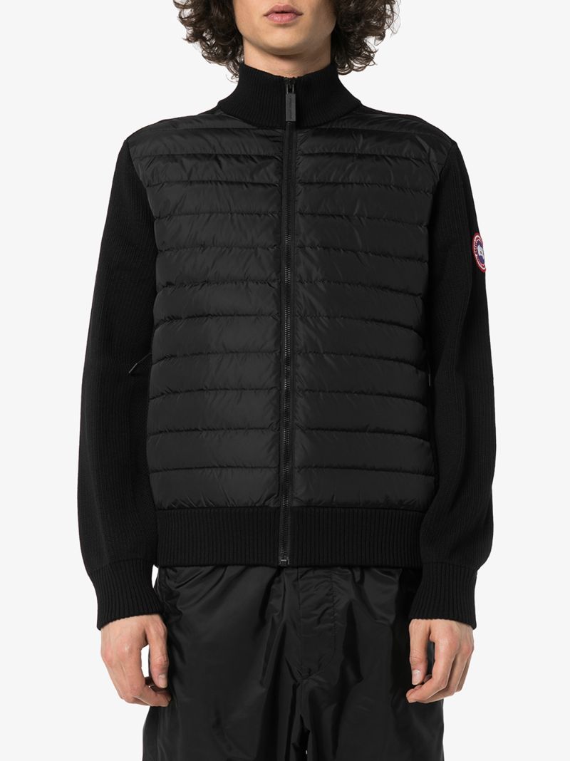 Black HybridgeÃ_x0082_Â® Knit Quilted Jacket