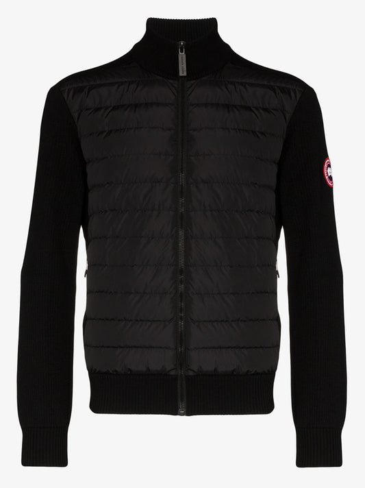 Black HybridgeÃ_x0082_Â® Knit Quilted Jacket
