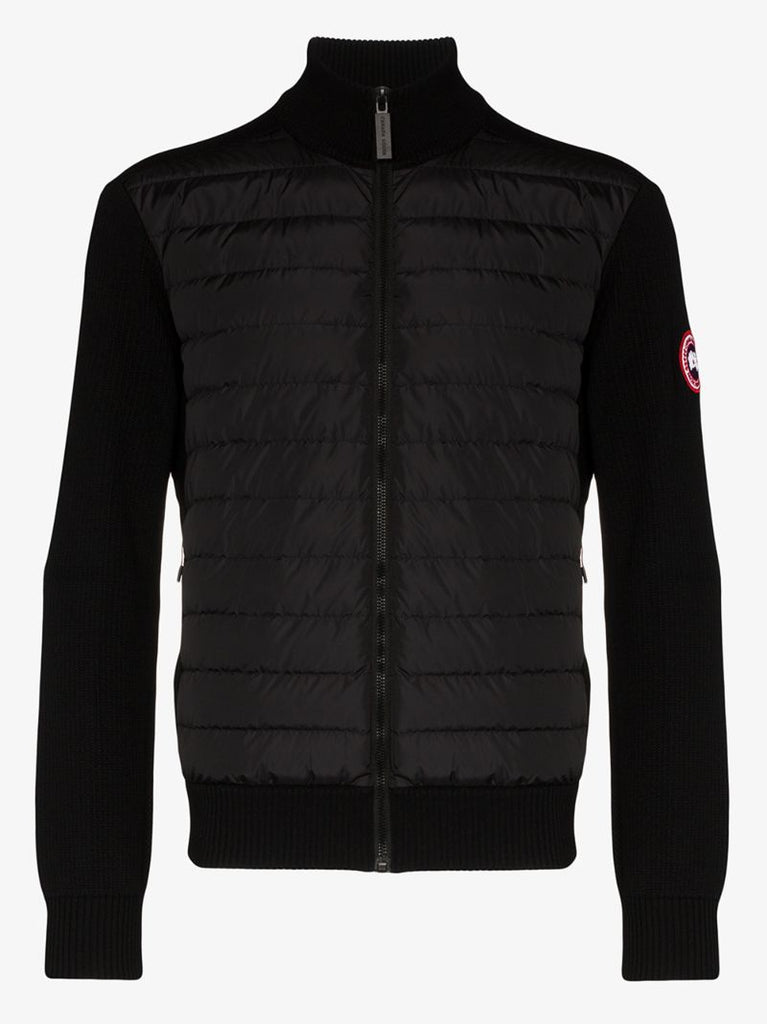 Black HybridgeÃ_x0082_Â® Knit Quilted Jacket