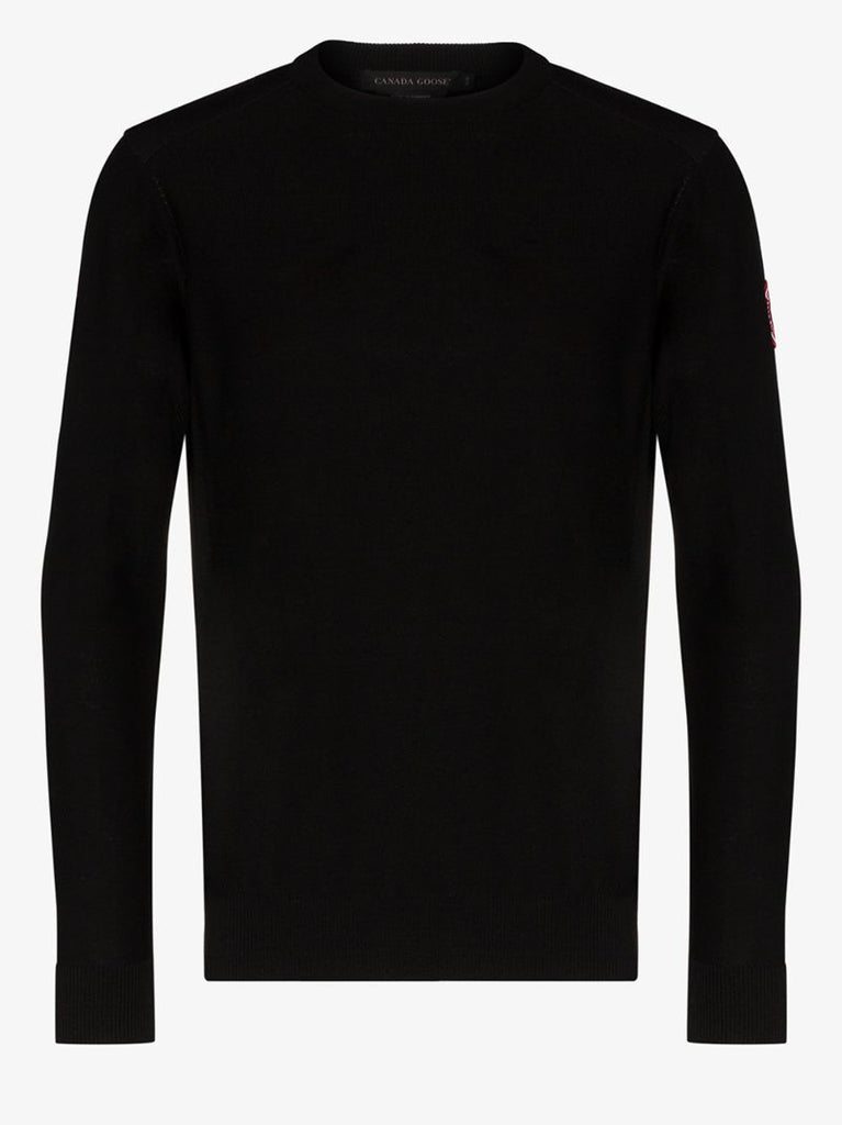 Black Dartmouth Merino-wool Sweater