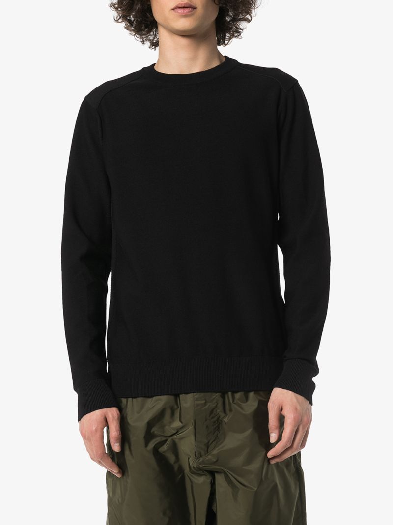 Black Dartmouth Merino-wool Sweater