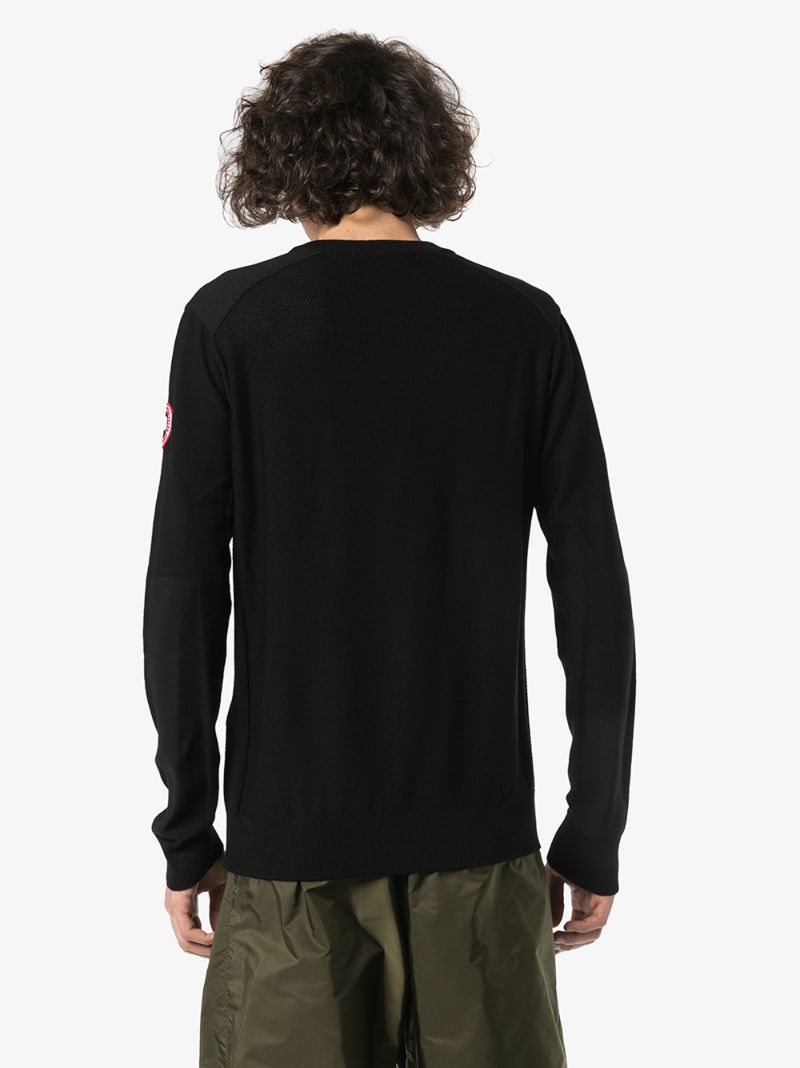 Black Dartmouth Merino-wool Sweater