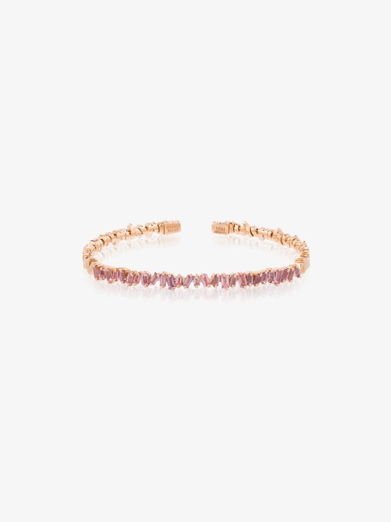 18k Rose Gold Fireworks Sapphire Bracelet