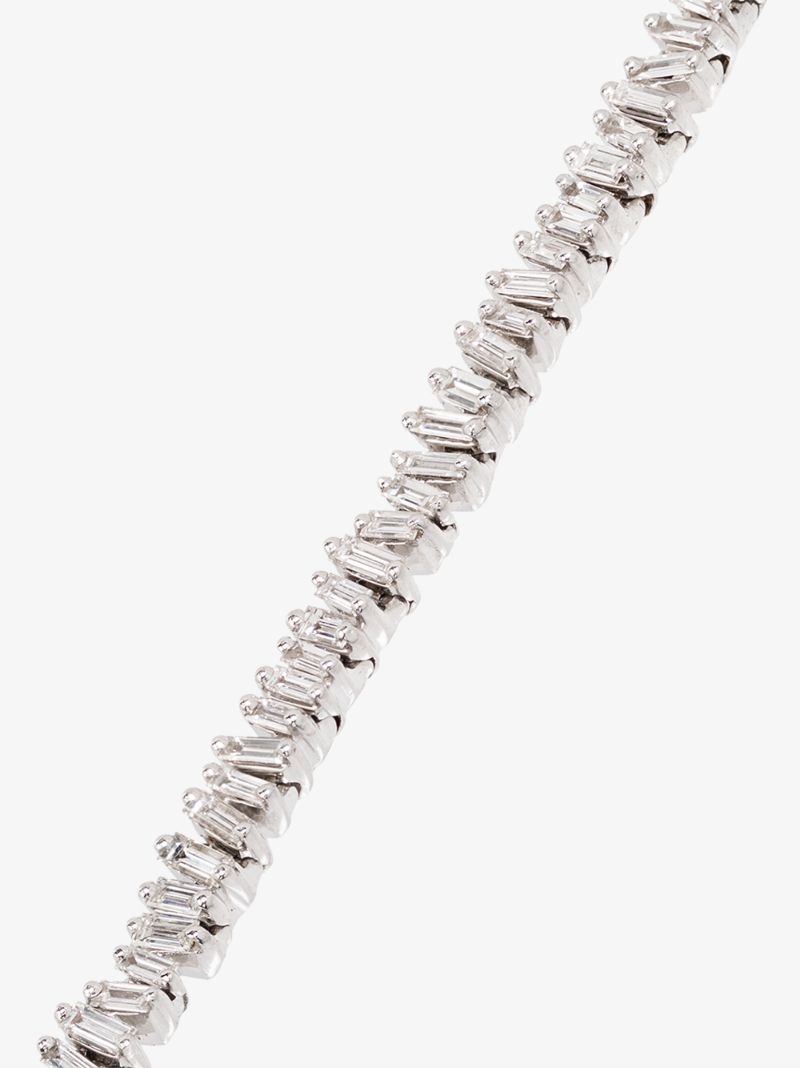 18k White Gold Diamond Mini Tennis Bracelet