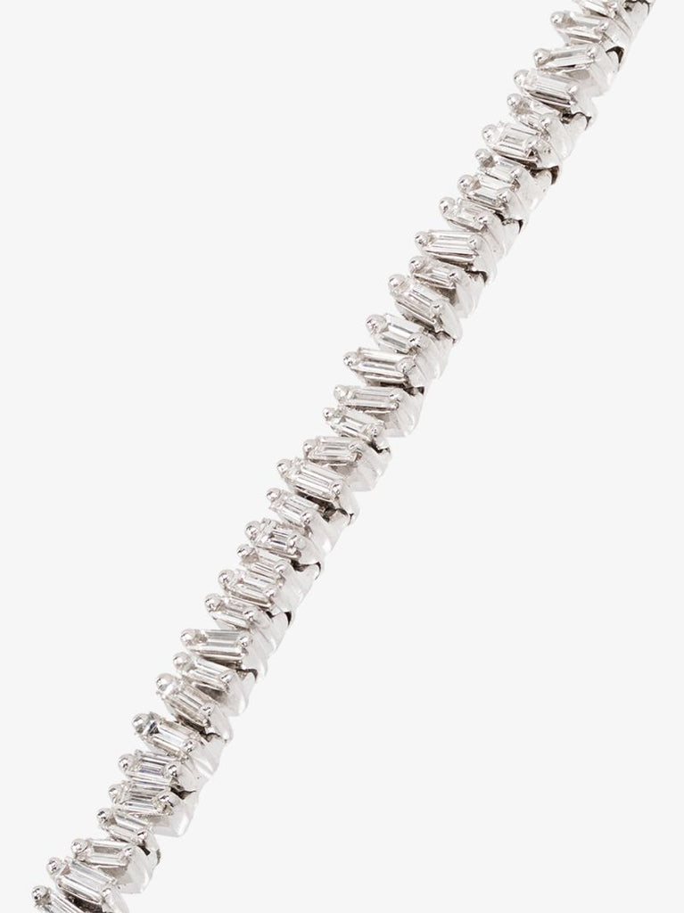 18k White Gold Diamond Mini Tennis Bracelet