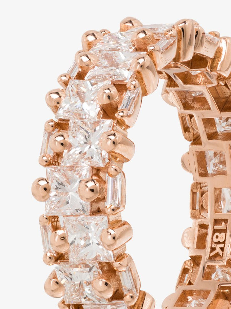 18k Rose Gold Diamond Eternity Ring