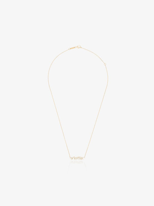 18k Yellow Gold Frenzy Diamond Pendant Necklace
