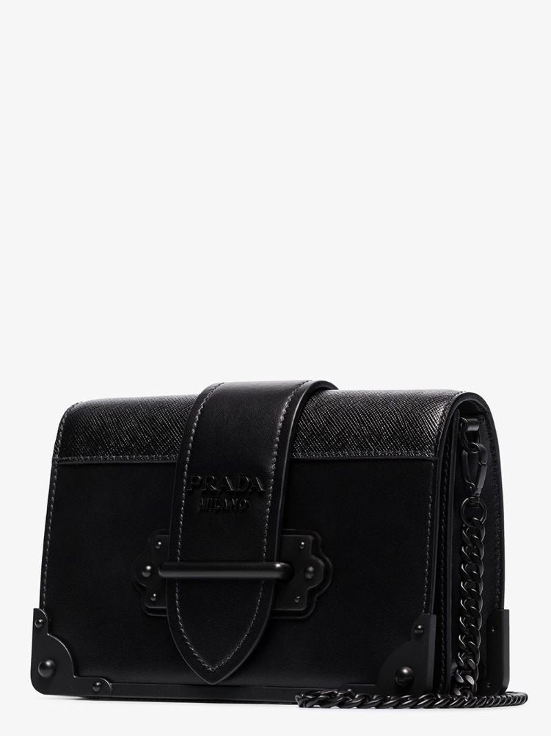 Leather Cahier Shoulder Bag