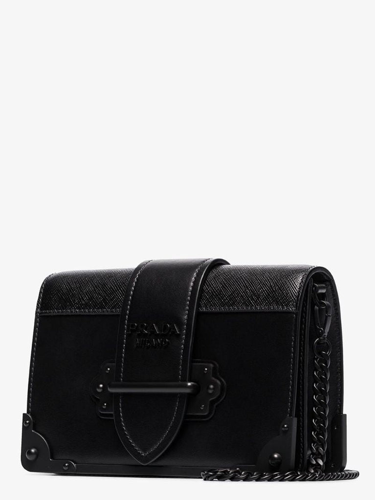 Leather Cahier Shoulder Bag
