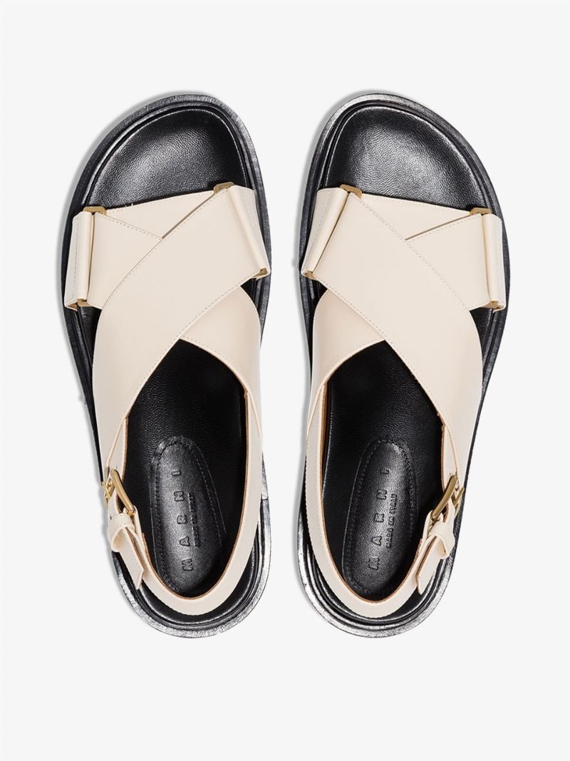 Neutral Fussbett Leather Sandals