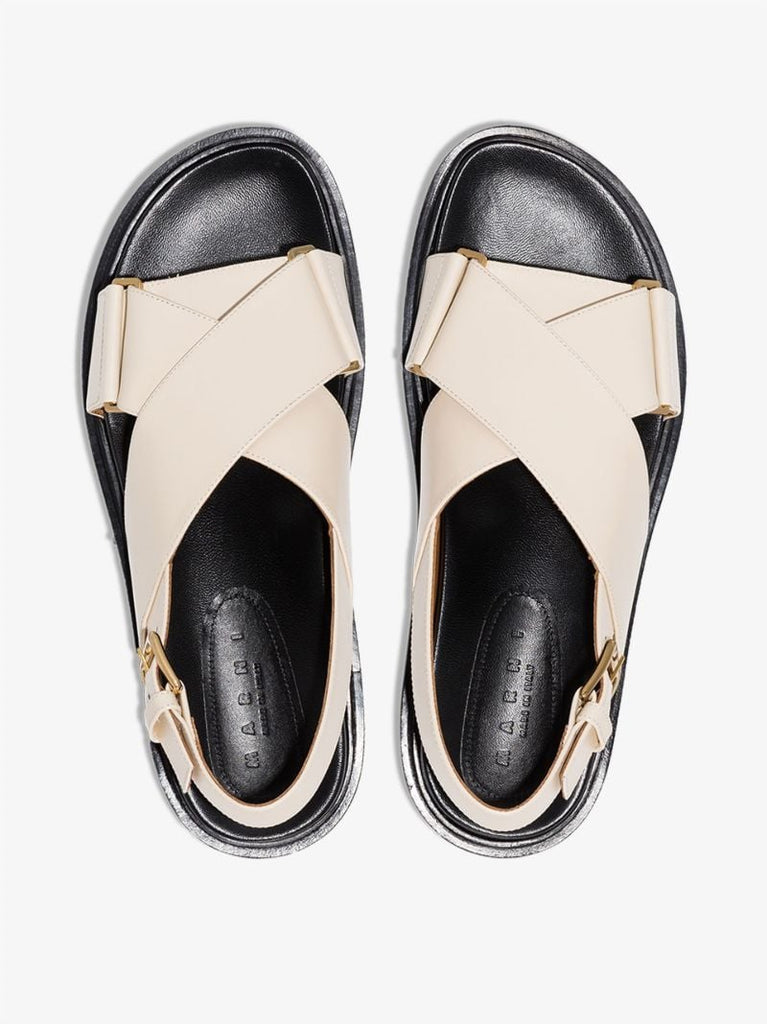 Neutral Fussbett Leather Sandals