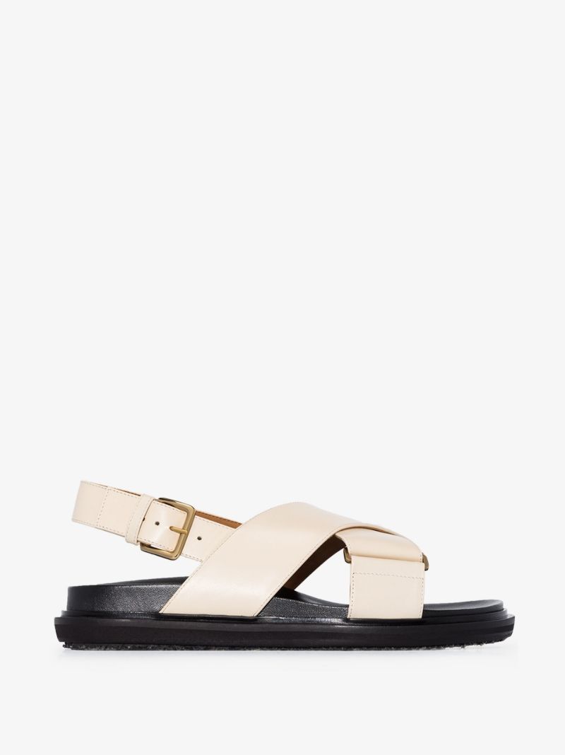 Neutral Fussbett Leather Sandals